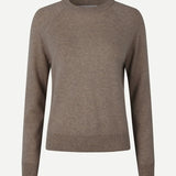 Samsoe Samsoe Boston O-Neck | Grey Blue Melange