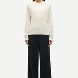 Samsoe Samsoe Boston O-Neck | Egret