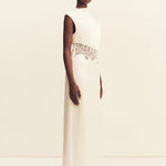 Eniko Lace Gathered Maxi Dress
