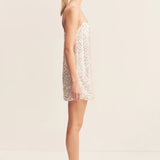 Shona Joy Asteri Mini Dress | Silver