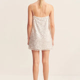 Shona Joy Asteri Mini Dress | Silver