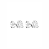 Porter Round Studs 1CT | Silver