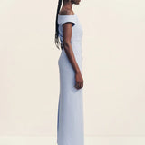 Shona Joy Campbell Off Shoulder Maxi Dress | Cornflower Blue