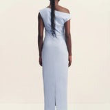 Shona Joy Campbell Off Shoulder Maxi Dress | Cornflower Blue