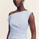 Shona Joy Campbell Off Shoulder Maxi Dress | Cornflower Blue