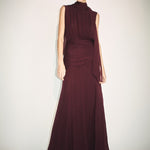 Amina Scarf Neck Maxi Dress