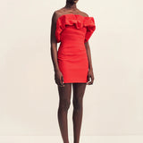 Shona Joy Campbell Strapless Bubble Mini Dress | Goji