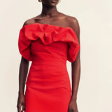 Shona Joy Campbell Strapless Bubble Mini Dress | Goji