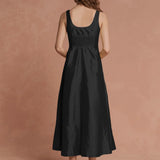 LOVAAN Cate Midi Dress | Black