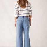 Ceres Life Frankie Loose Straight Jean | Mid Blue Wash