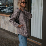 Ceres Life Bobbi Side Pocket Denim Shaket | Leopard