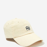 Ceres Monogram Cap | Ecru/Navy Stitch