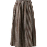 Ceres Life Florence Maxi Skirt | Choc/White Stripe (PRE-ORDER)