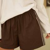 Ceres Life Mila Short | Chocolate Stripe