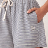 Ceres Life Classic Terry Short | Moonlight Fine Stripe