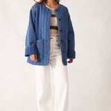 Ceres Life Comfy Quilted Jacket | Fresh Indigo