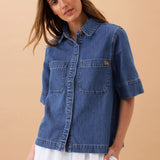 Ceres Life Noa Short Sleeve | Fresh Indigo