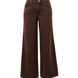 Ceres Life Willow Wide Leg Jean | Chocolate