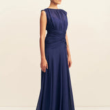 Shona Joy Romy High Neck Maxi Dress | Midnight