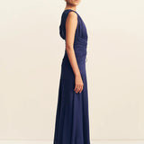 Shona Joy Romy High Neck Maxi Dress | Midnight
