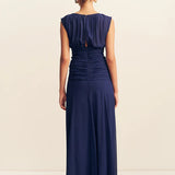 Shona Joy Romy High Neck Maxi Dress | Midnight