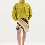 Sir Vivia Skirt | Cafe Lemon Stripe (PRE-ORDER)
