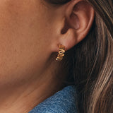 Gimme Leigh Wave Hoops | Gold (PRE-ORDER)