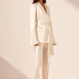 Shona Joy La Lune Bias Cut Pant | Cream