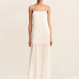 Shona Joy Moraya Dropped Waist Maxi Dress | Ivory
