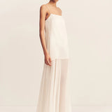 Shona Joy Moraya Dropped Waist Maxi Dress | Ivory