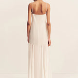 Shona Joy Moraya Dropped Waist Maxi Dress | Ivory