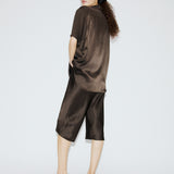 SHORT SLEEVE BOYFRIEND SHIRT MANTIS