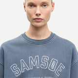 Samsoe Samsoe Savan Sweat | Ombre Blue Pigment