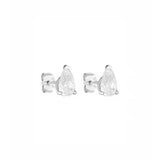 Porter Pear Studs | Silver 1CT