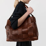 St Agni Woven Large Tote | Chestnut (PRE-ORDER)