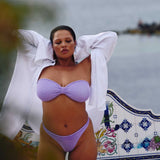 Hunza G Jean Bikini  | Lilac Crinkle (PRE-ORDER)