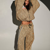 Sabbi The Raving Hearts Pants | Drill Leopard (PRE-ORDER)