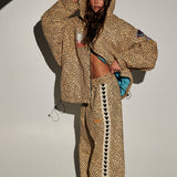 Sabbi The Raving Hearts Pants | Drill Leopard (PRE-ORDER)