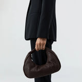 St Agni Lattice Weave Bon Bon Bag | Coffee