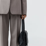 St Agni Woven Envelope Mini Tote | Black