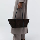 St Agni Slim Bateu Tote | Coffee