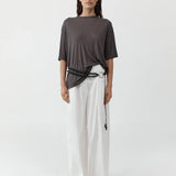 St Agni Fine Jersey Relaxed Tee | Soot