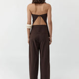 St Agni Relaxed Pleat Pants | Bark