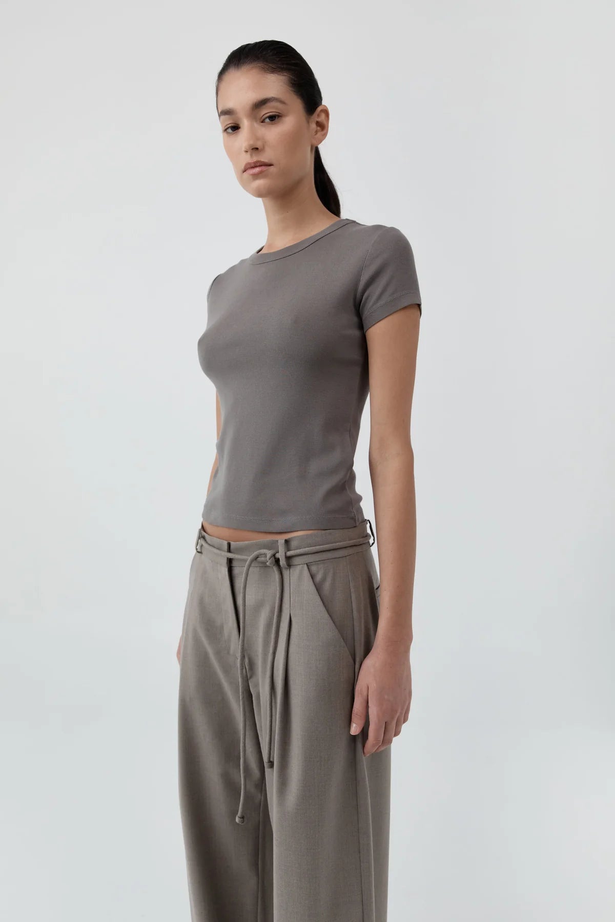 St Agni Organic Cotton Baby Tee | Clay