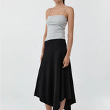 St Agni Asymm Drape Skirt | Black