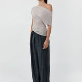 St Agni Silk Adjustable Balloon Pants | Washed Black