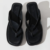 St Agni Suede Opanka Heel | Black (PRE-ORDER)