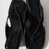 St Agni Suede Opanka Heel | Black (PRE-ORDER)