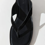St Agni Suede Opanka Heel | Black (PRE-ORDER)