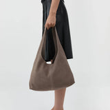 St Agni Suede Soft Bag | Pebble (PRE-ORDER)